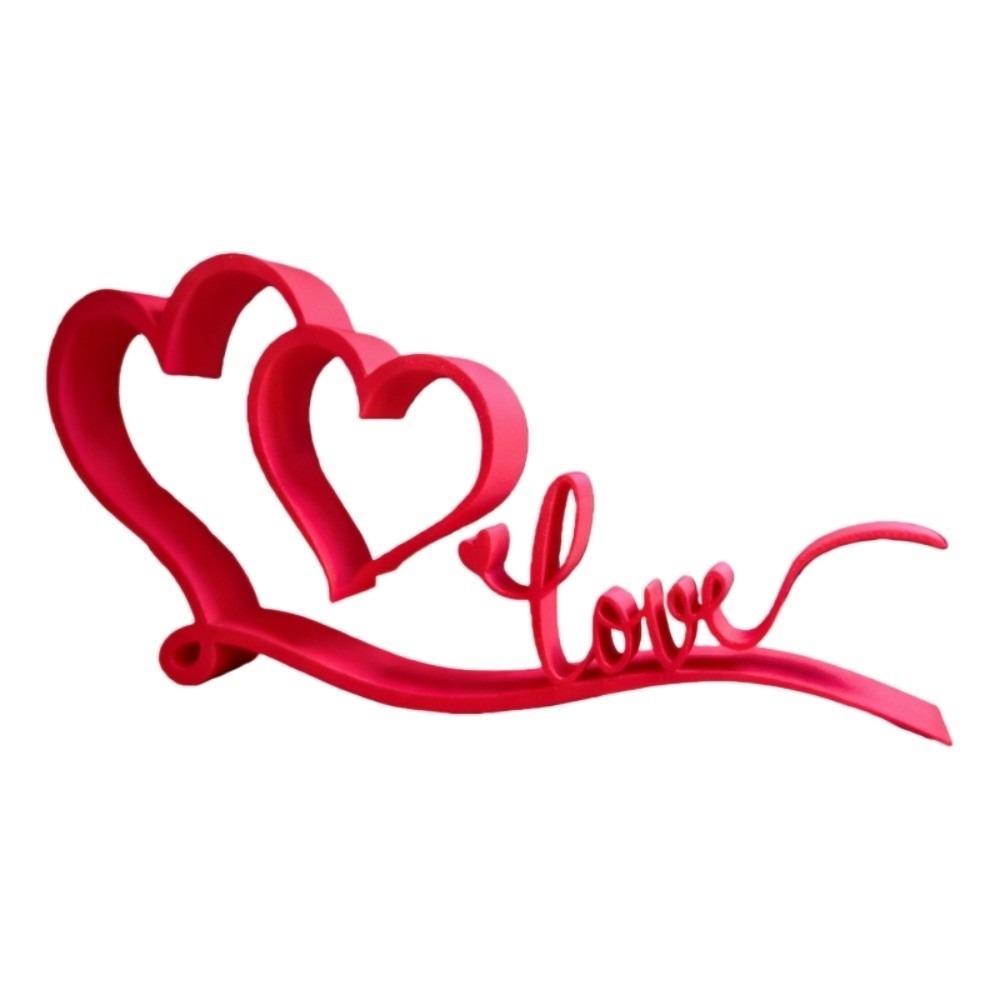Art And Craft Valentine - طباعة ثلاثية الأبعاد لعلامة صغيرة تقول