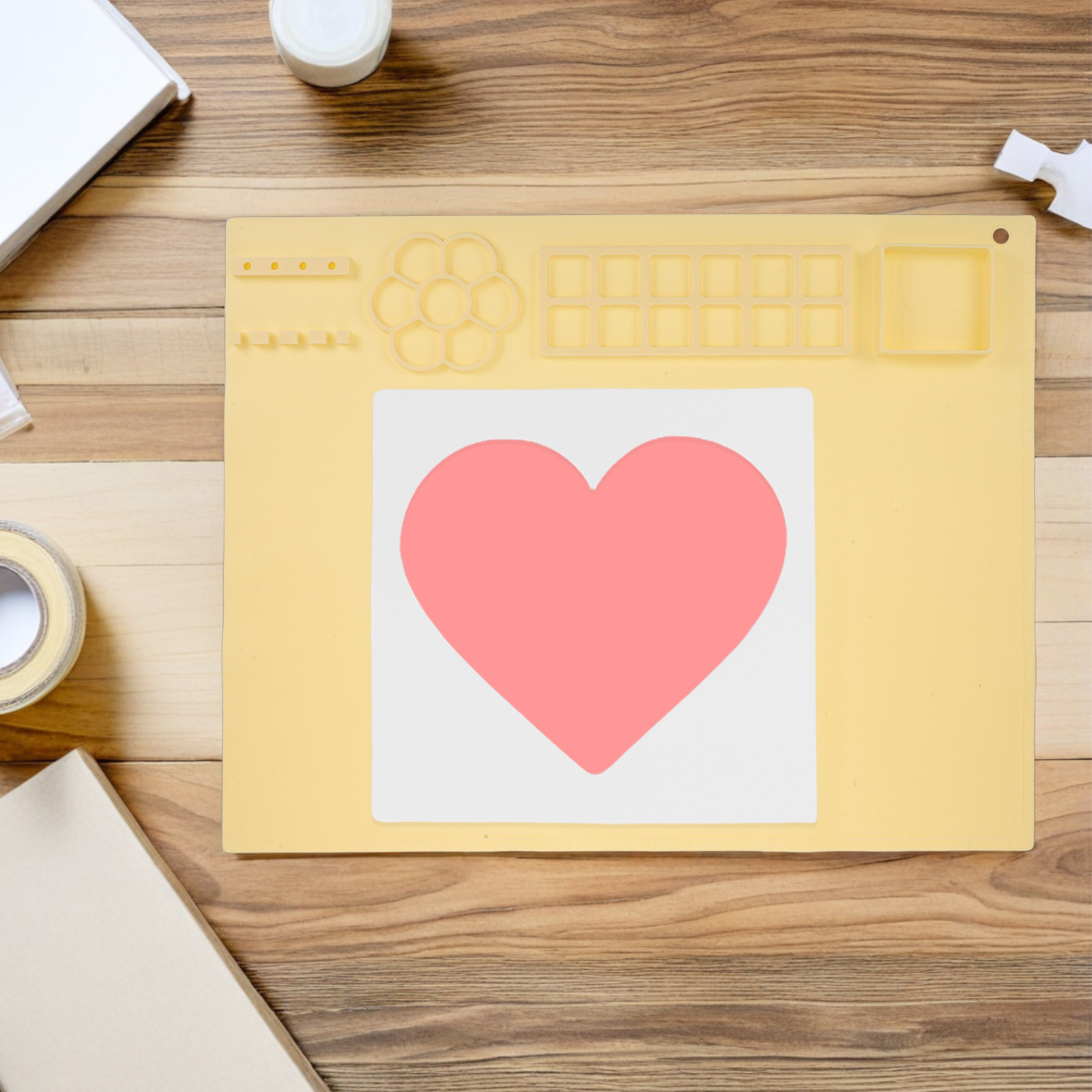 Art And Craft Valentine - 7 قطع من قوالب الرسم اليدوية