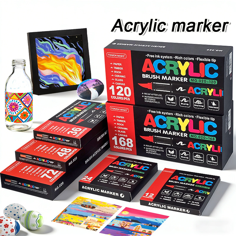 Illustration Marker Set - مجموعة أقلام تلوين أكريليك احترافية بـ