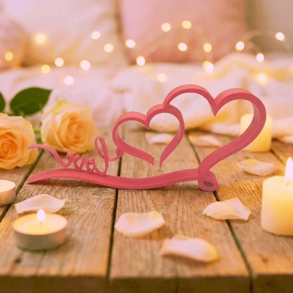 Art And Craft Valentine - طباعة ثلاثية الأبعاد لعلامة صغيرة تحمل