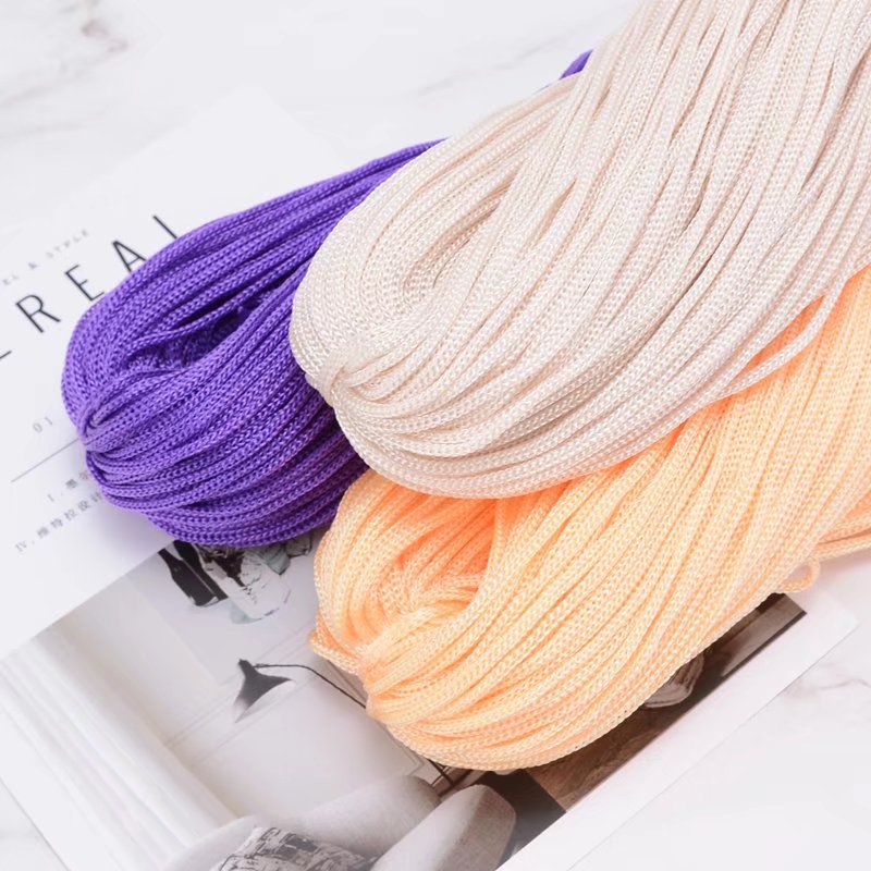 200 متر 3 مللي متر الحياكة الن - مراجعة Macrame Cord Cotton وسعره