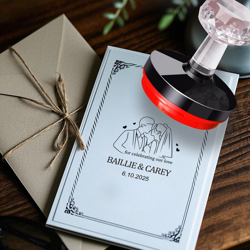 ختم مخصص لقرطاسية الزفاف - أدو - مراجعة Art Craft Girl وسعره