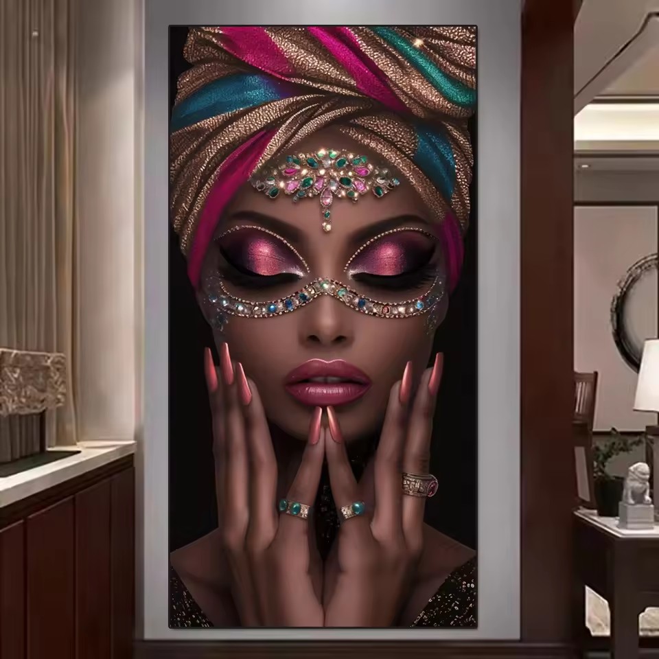 طقم رسم بالألماس للنساء الأفري - مراجعة Art And Craft Valentine وسعره