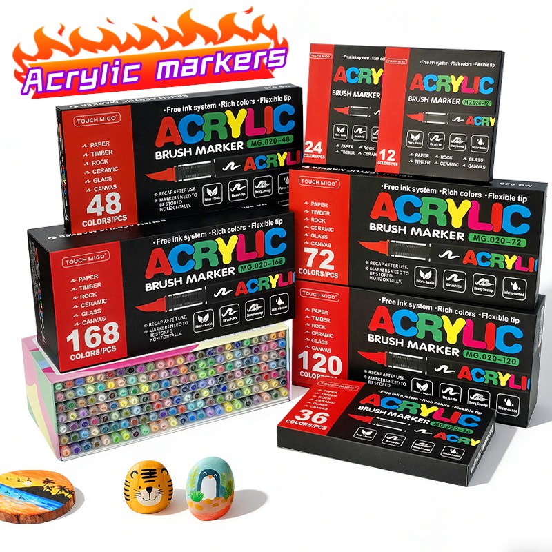مجموعة أقلام تلوين أكريليك احت - مراجعة Illustration Marker Set وسعره