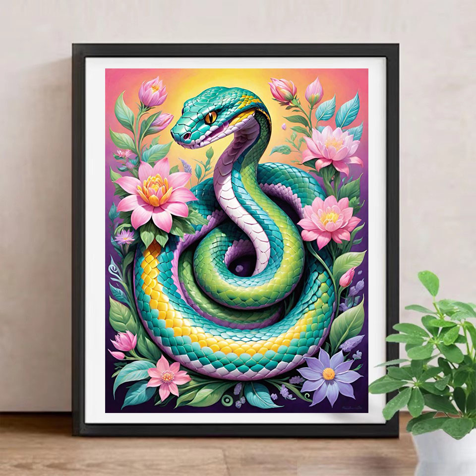الحيوان الماس الفن اللوحة ثعبا - مراجعة Art Craft Hobbies وسعره