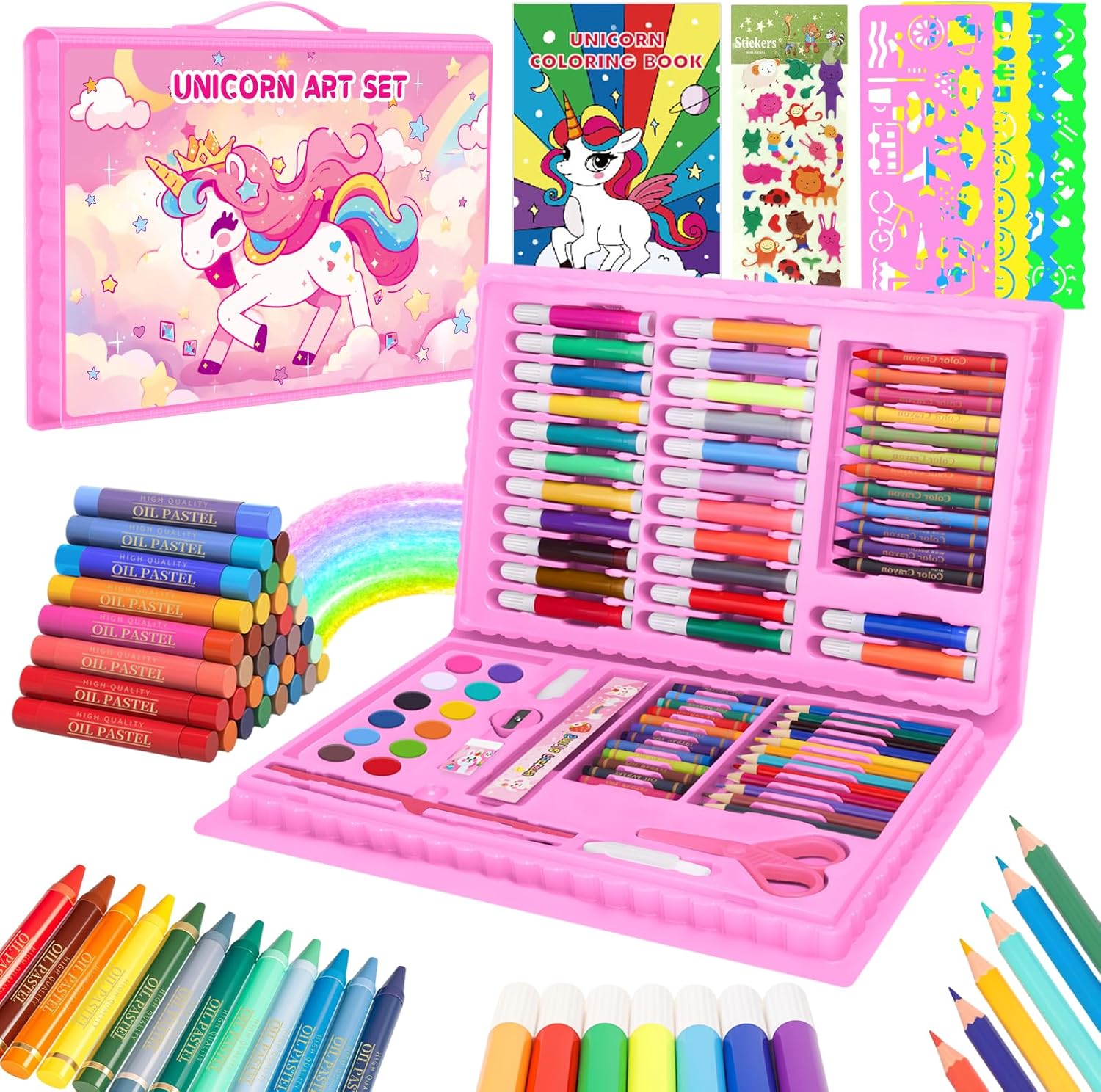 مجموعة كتب تلوين للأطفال، مجمو - مراجعة Illustration Marker Set وسعره