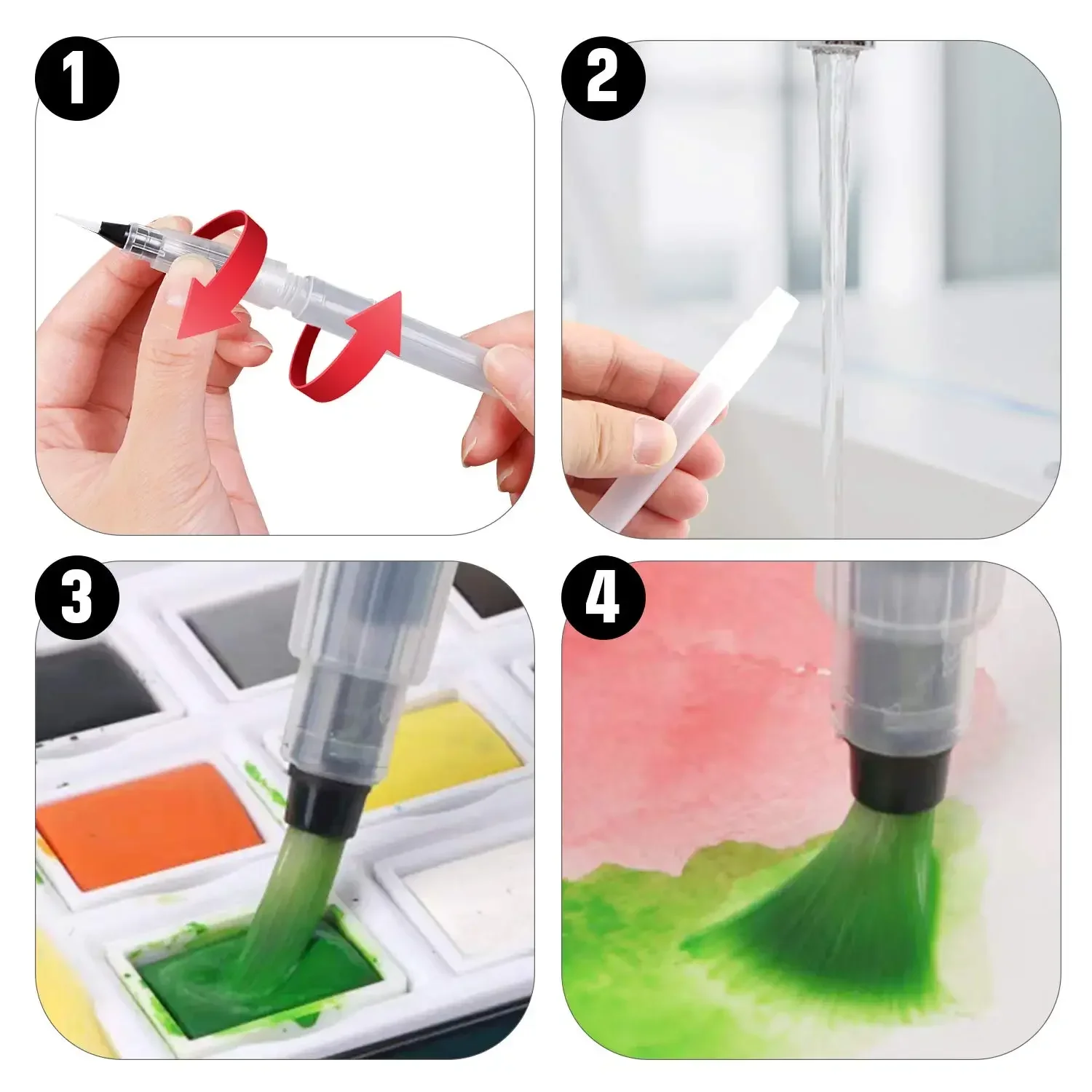 مجموعة أقلام فرشاة ألوان مائية - مراجعة Illustration Marker Set وسعره
