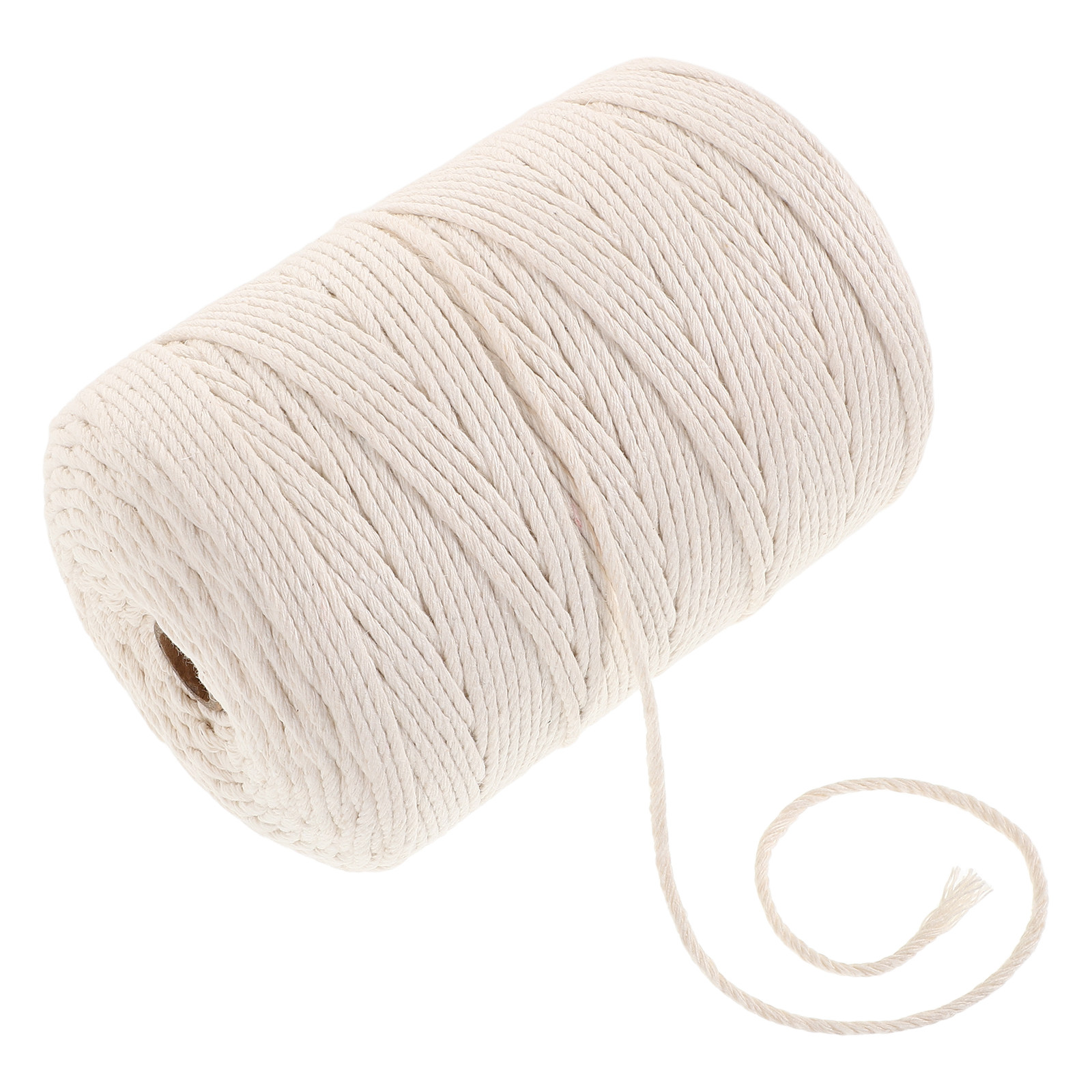 لفة واحدة من حبل القطن السميك  - مراجعة Macrame Cord Cotton وسعره