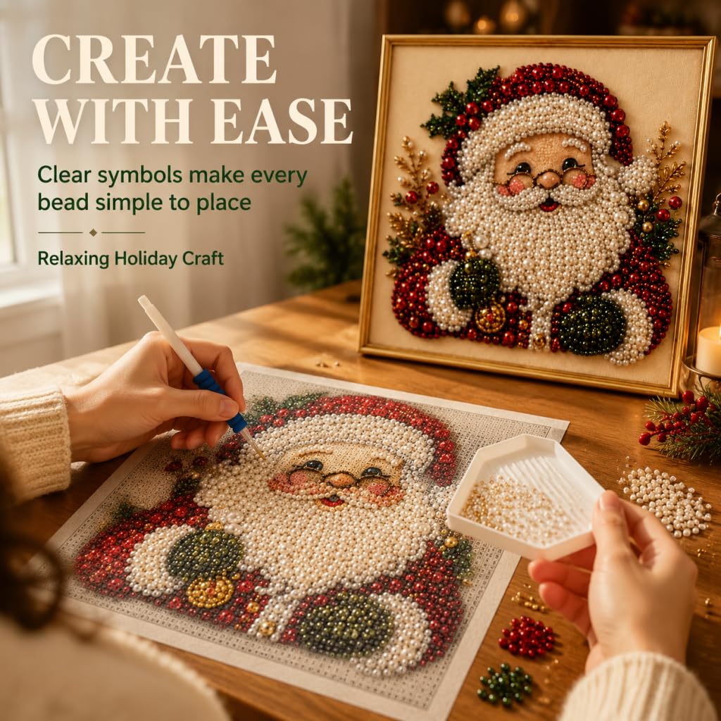 طقم رسم باللؤلؤ والماس لعيد ال - مراجعة Art Craft Glasses Frames وسعره